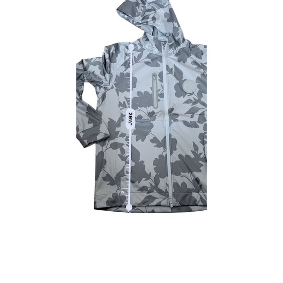 G/FORE Men Tonal Floral Weather Resistant Repeller Jacket Charcoal M NWOT - Picture 5 of 9